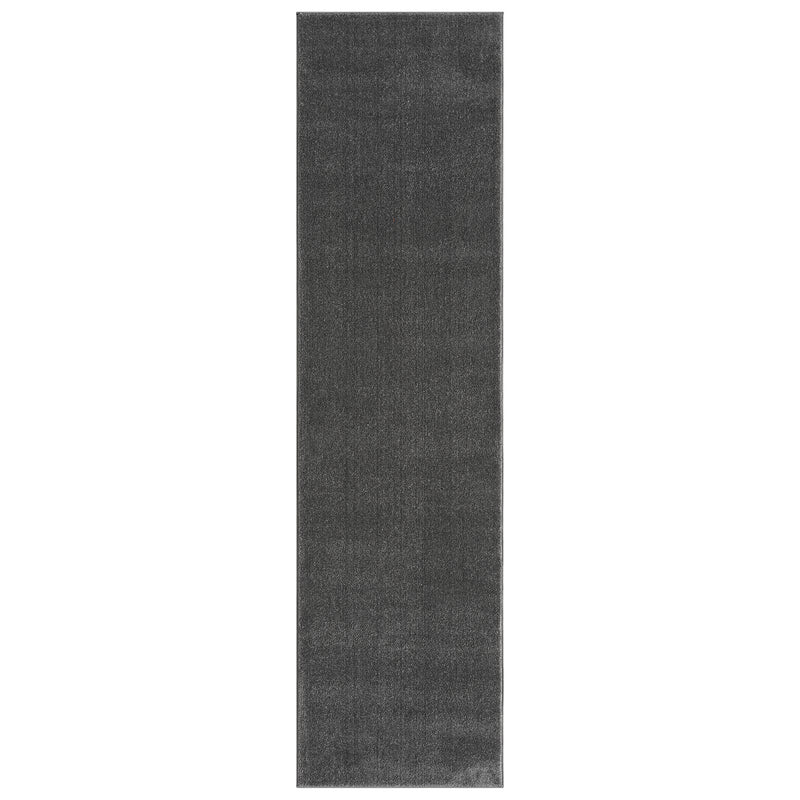 Europa Status Dark Grey Runner Rug