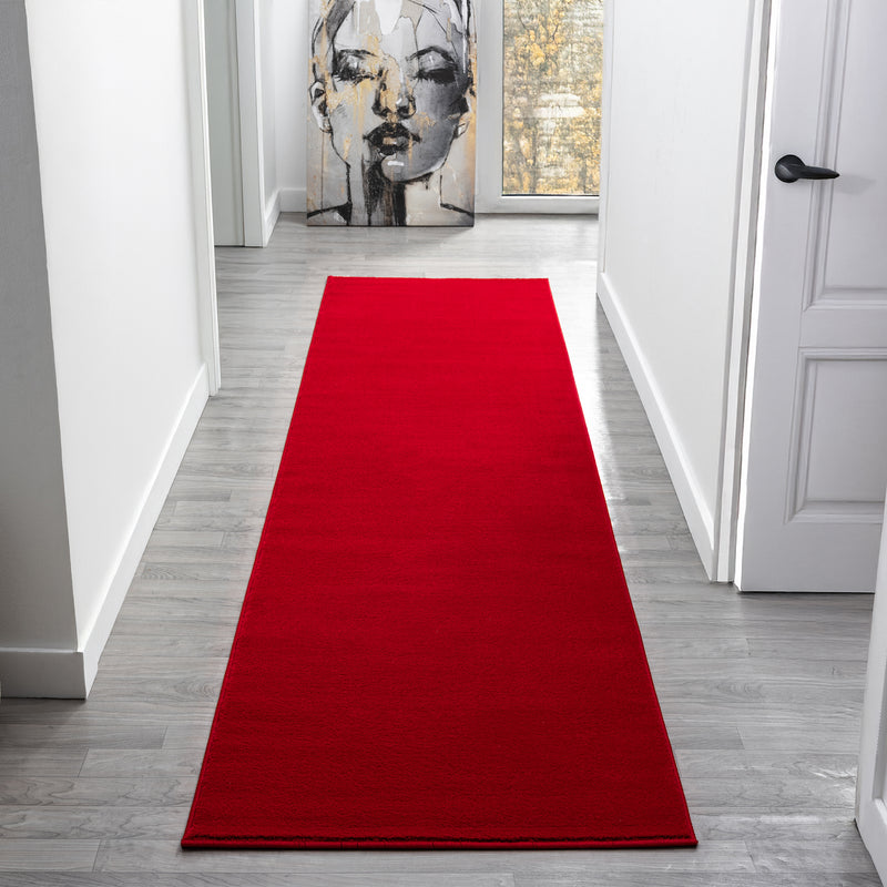 Europa Status Red Runner Rug