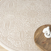 Legend Novel Sand Round Rug