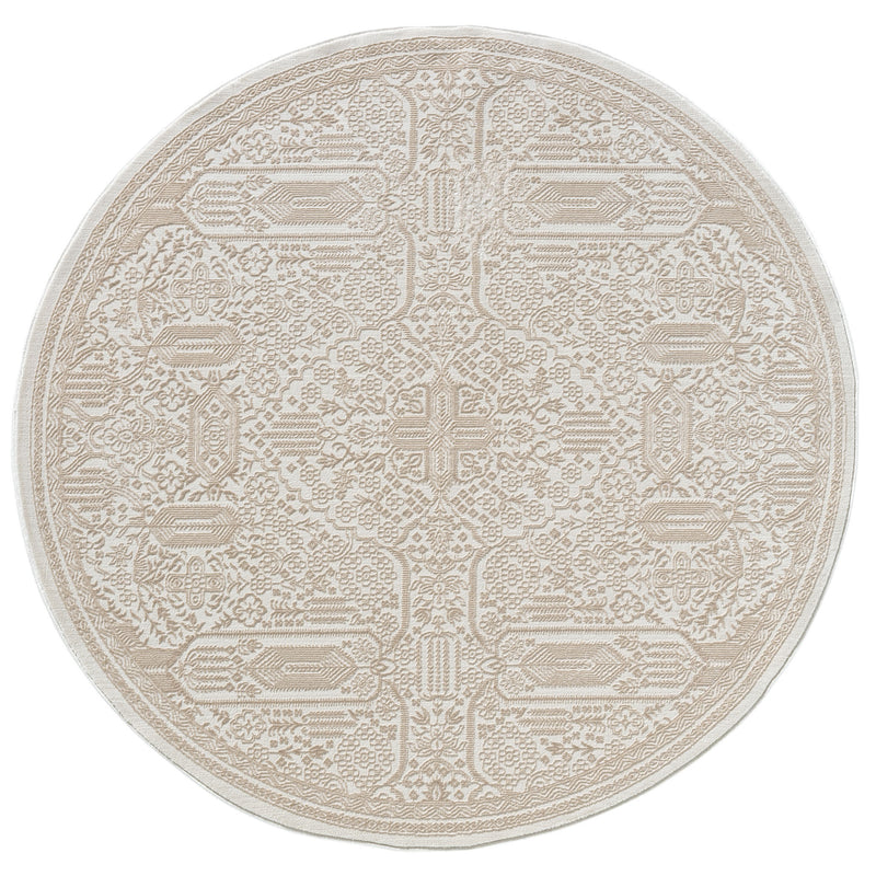 Legend Novel Sand Round Rug