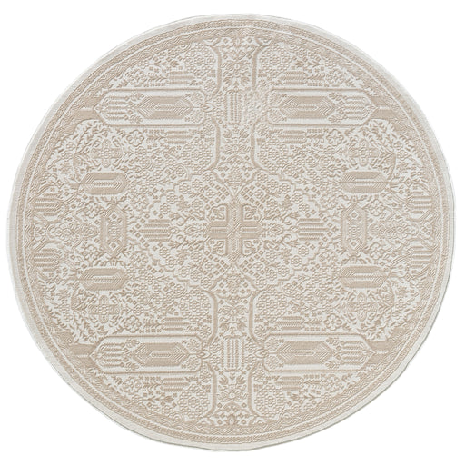 Legend Novel Sand Round Rug