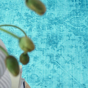 Brilliant Neptune Blue Green Rug