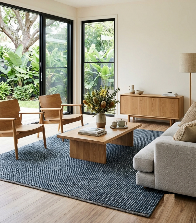 Ganglia Blue Rug
