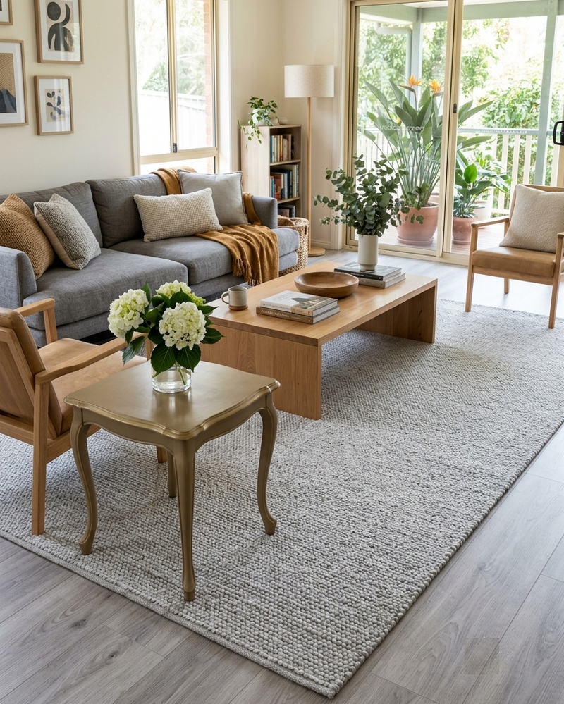 Ganglia Light Grey Rug