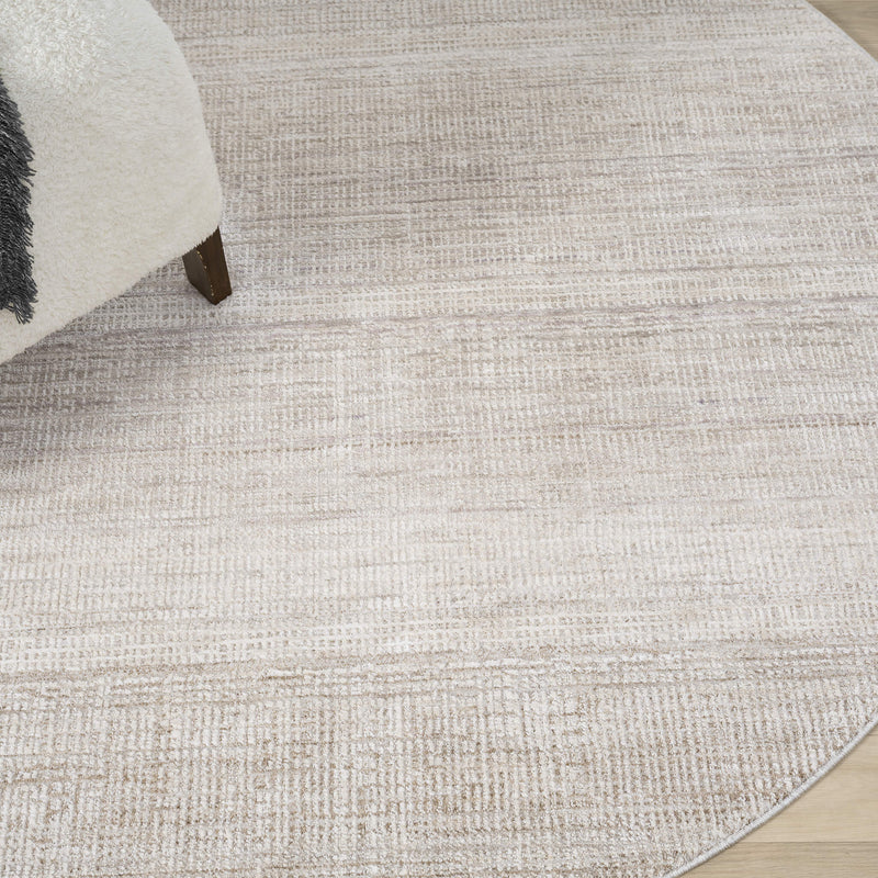 Elegance Grace Sand Round Rug