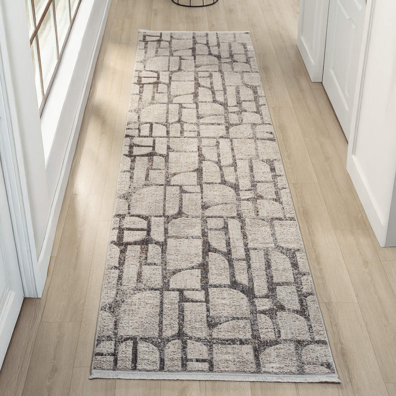 Elegance Poise Stone Runner Rug