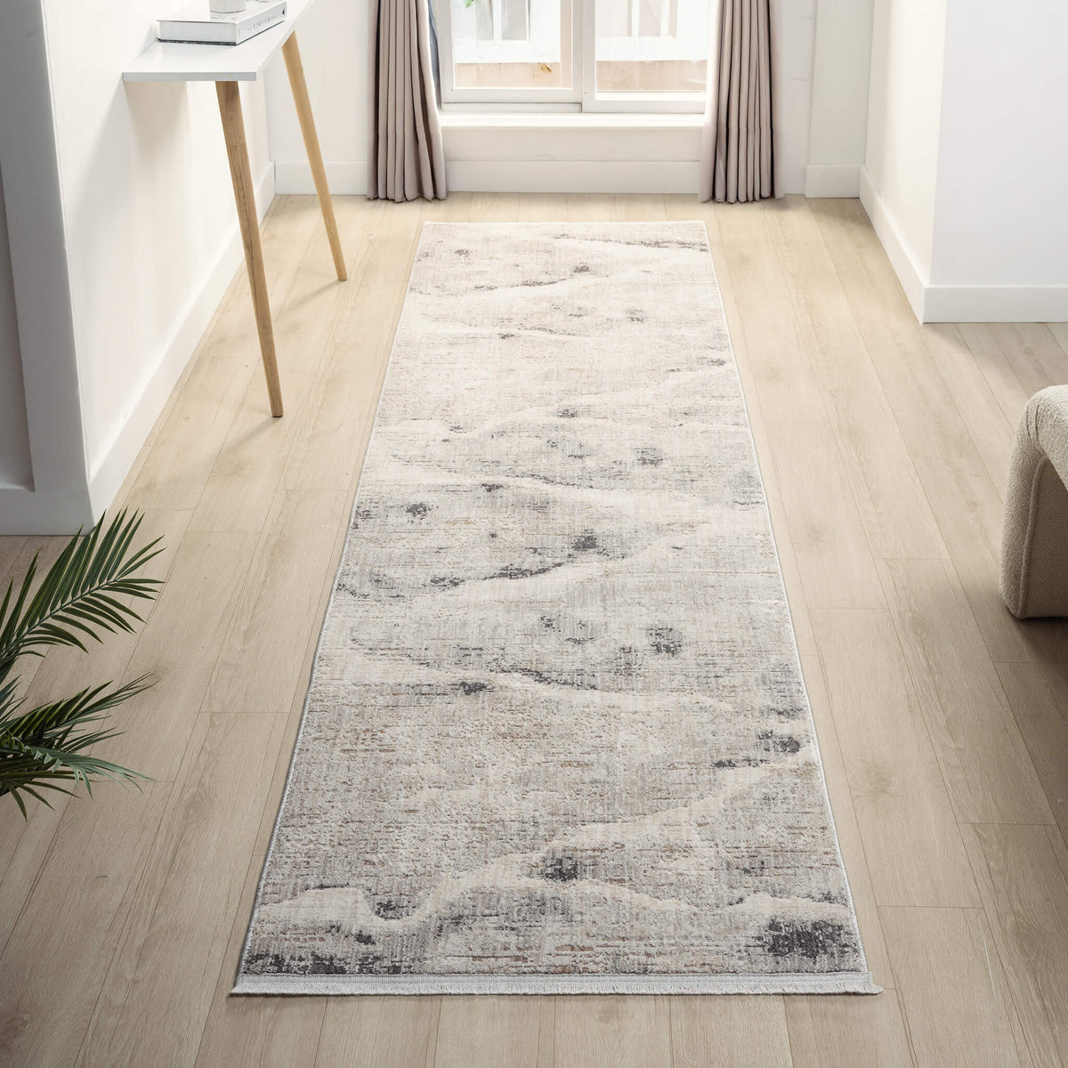 soft polyester pile rug, genuine short fringes, shed-resistant, high ...