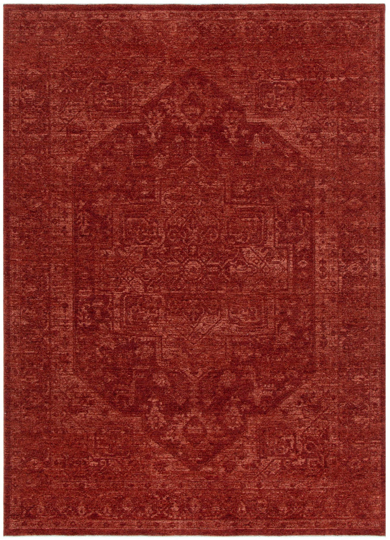 Foundation Antiqued Central Rust Rug