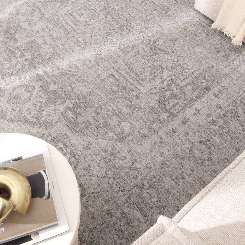 Foundation Antiqued Central Grey Rug