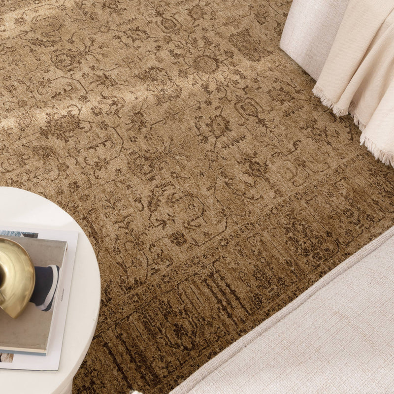 Foundation Antiqued Frame Mustard Rug