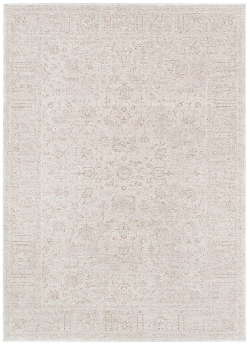 Foundation Antiqued Frame Beige Rug