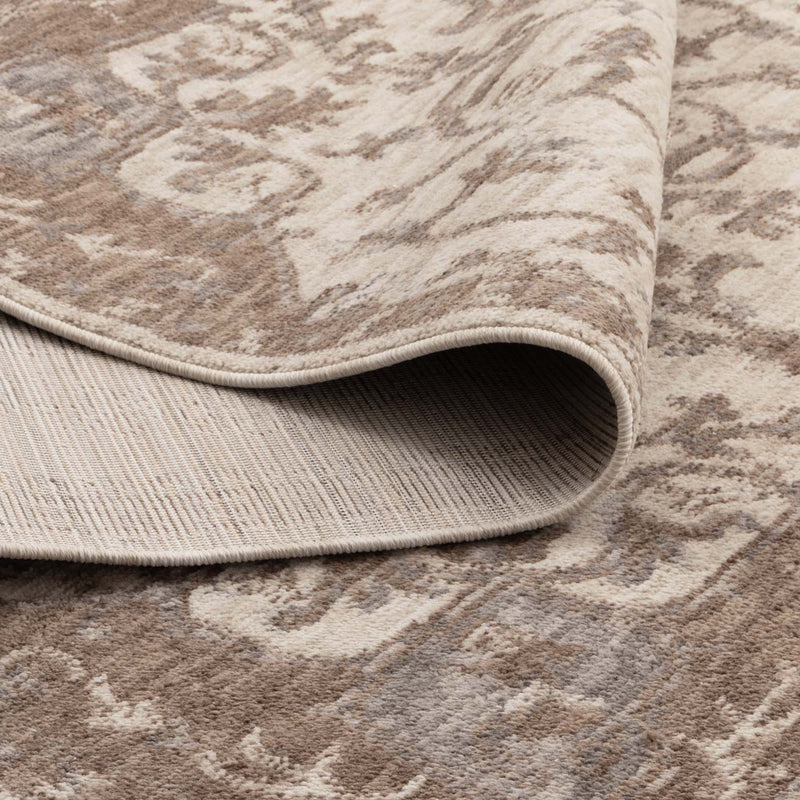 Vista Medallion Ivory Beige Rug