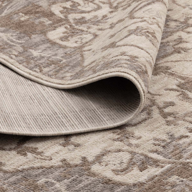 Vista Medallion Ivory Grey Rug
