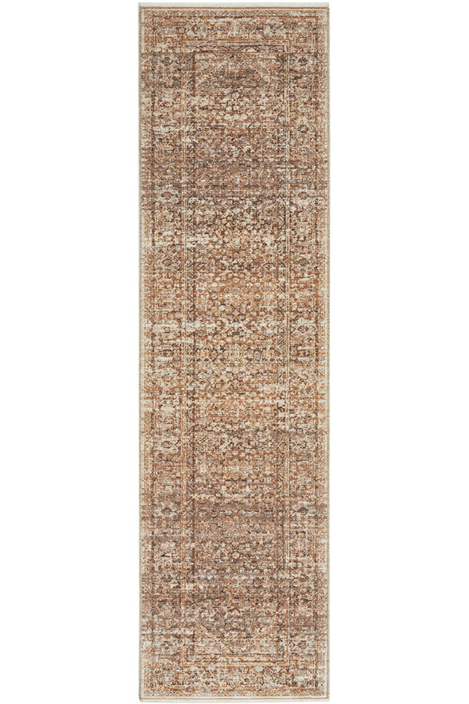 Rich Deep Clay Runner Rug