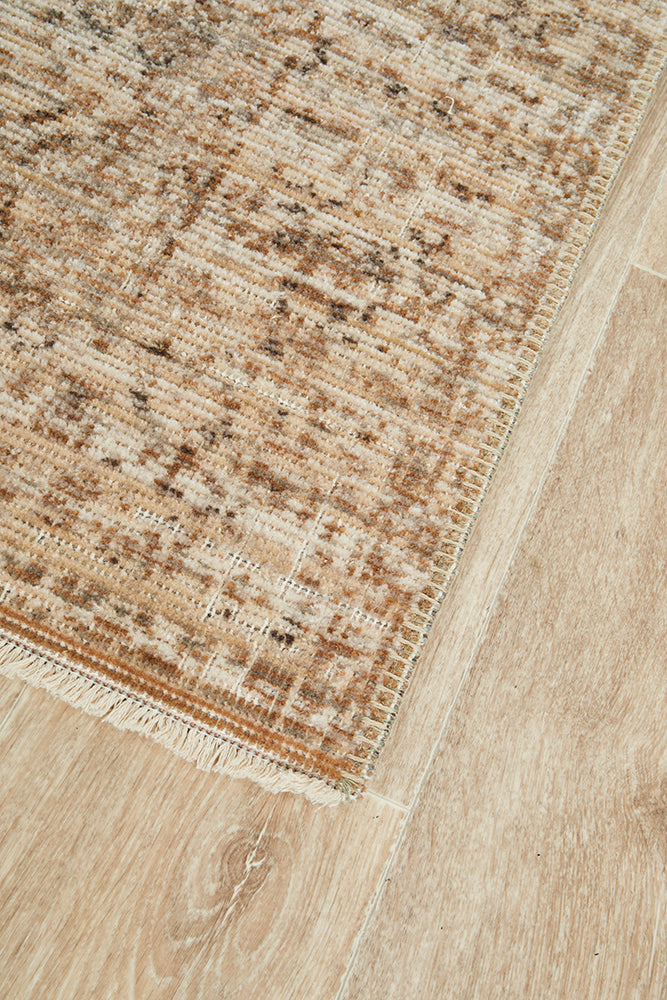 Rich Historical Ivory Runner Rug