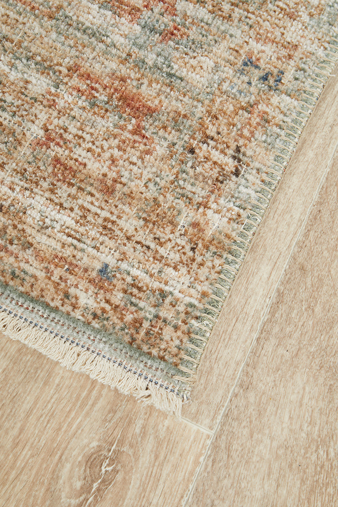 Rich Impressive Aqua Runner Rug