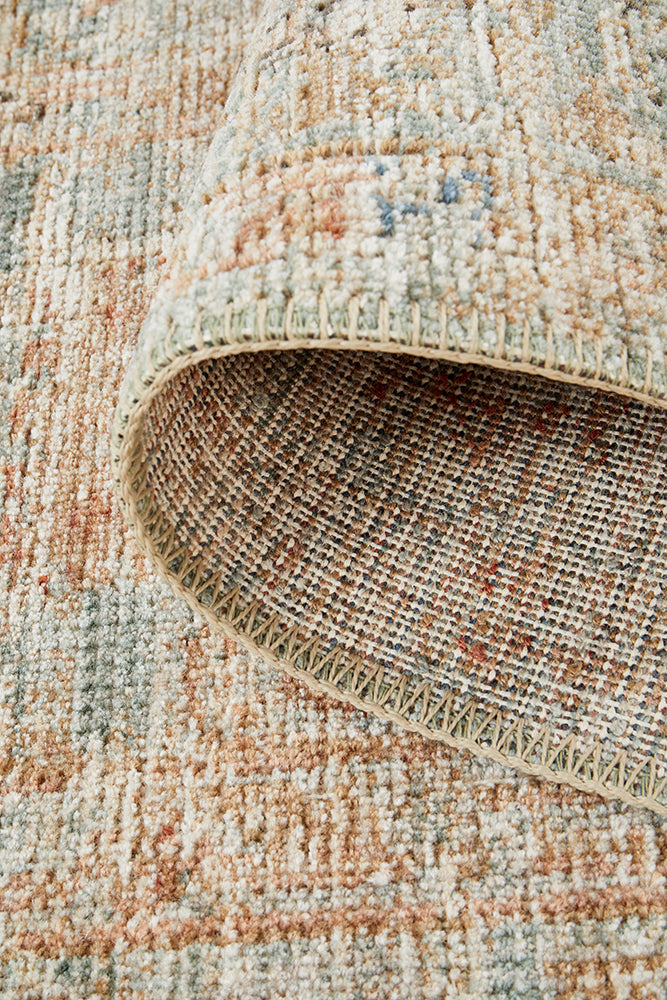 Rich Impressive Aqua Runner Rug