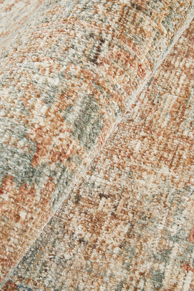 Rich Impressive Aqua Runner Rug