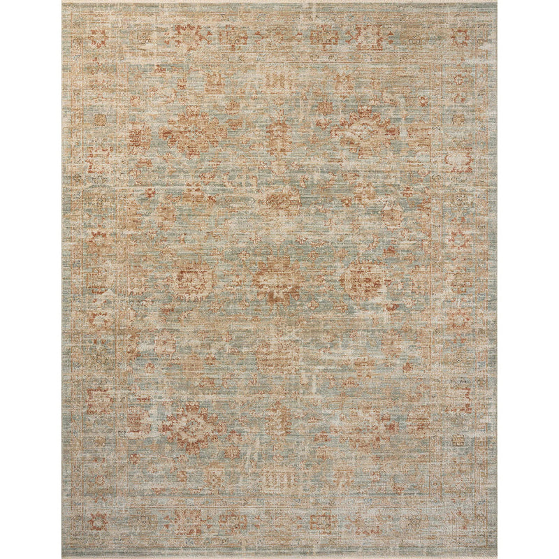 Rich Impressive Aqua Rug