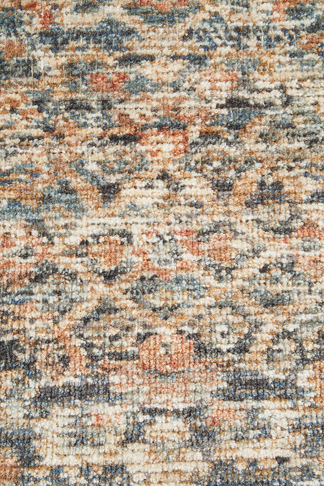 Rich Unique Blue Runner Rug