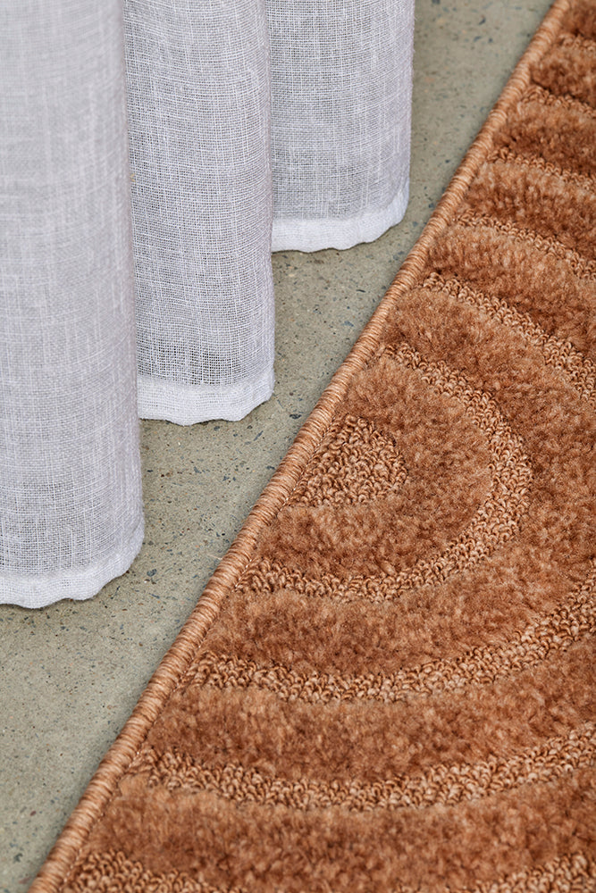 Harbor Zita Rust Runner Rug