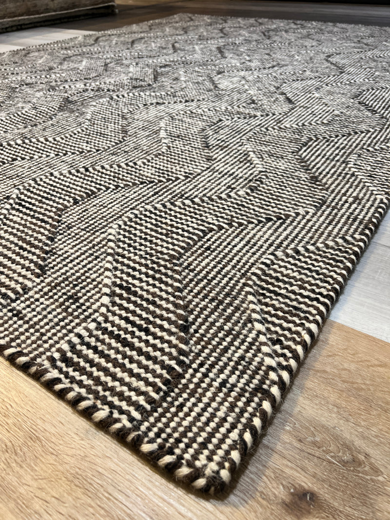 Superpatriot Wool Black & White Rug