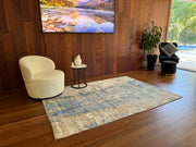 Parker Line Bamboo Silk Light Blue Rug
