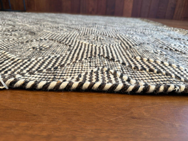 Geezer Star Moroccan Black brown white Rug