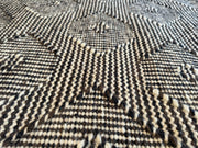 Geezer Star Moroccan Black brown white Rug