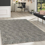 Superpatriot Wool Black & White Rug