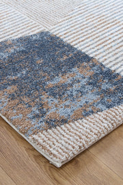 privilege Geometric Blue Multi Rug