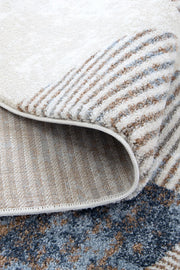 privilege Geometric Blue Multi Rug