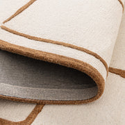 Les Nomades Script Rust Wool Rug