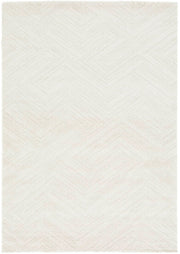 Scandinavian Shaggy Wave Cream Rug