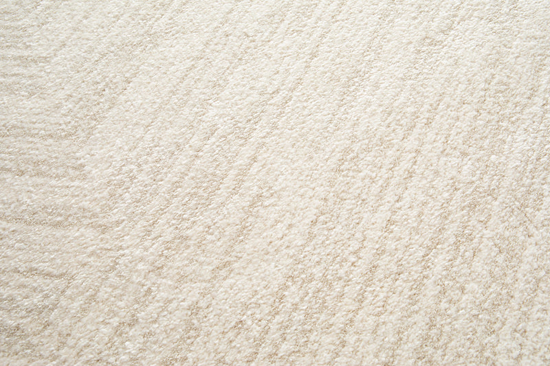 Scandinavian Shaggy Wave Cream Rug