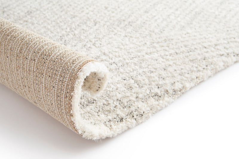 Scandinavian Shaggy Flow Light Grey Rug