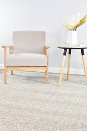 Lila Plain Latte Rug