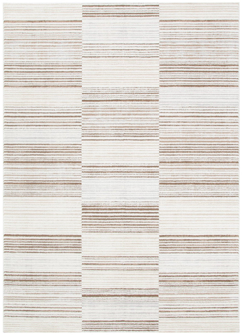 Mesa Bars Beige Brown Rug