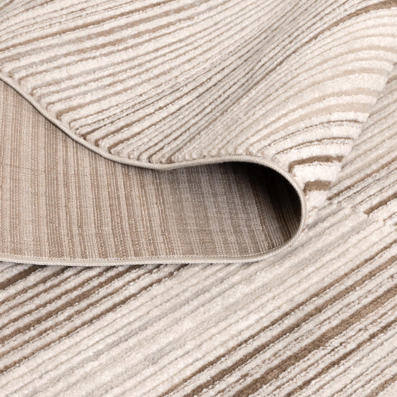 Mesa Bars Beige Brown Rug