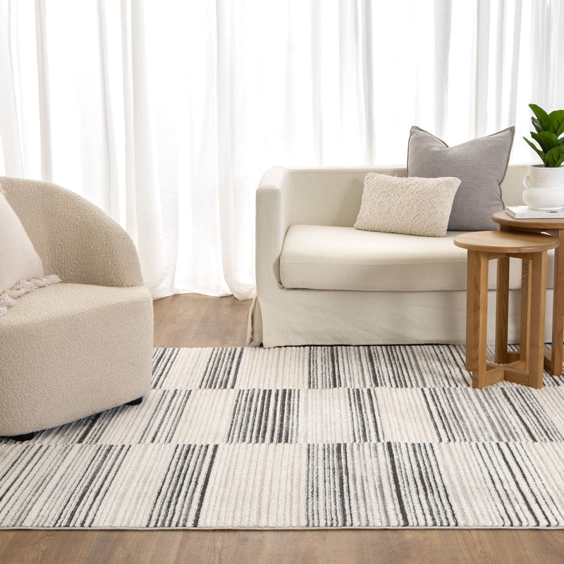Mesa Bars Grey Rug