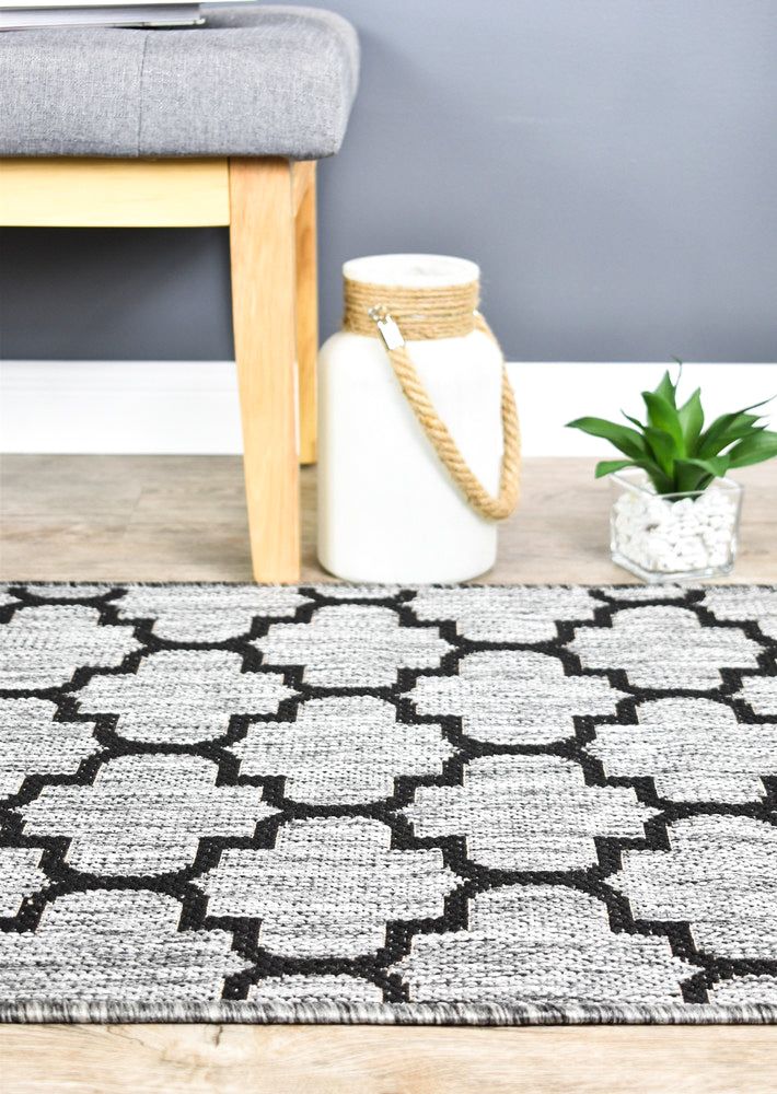 Long Island Trellise light Grey Rug