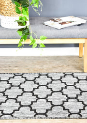 Long Island Versace light Grey Runner Rug