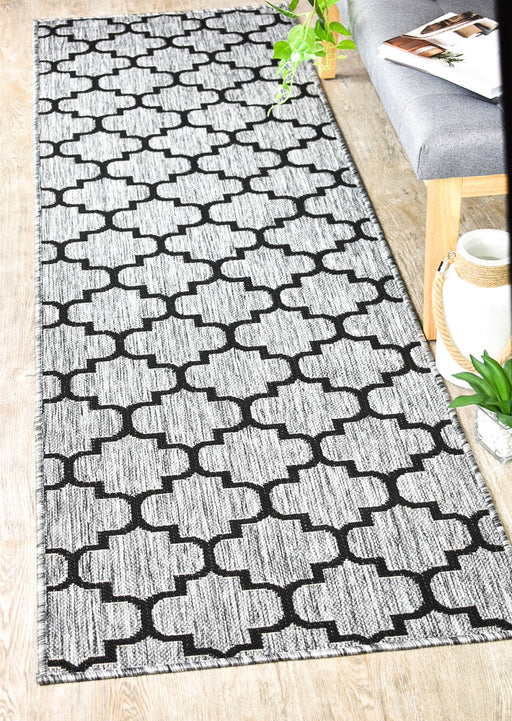 Long Island Versace light Grey Runner Rug