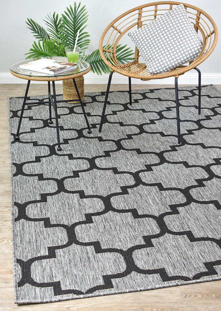Long Island Trellise light Grey Rug