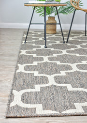Long Island Trellis Beige Grey Rug