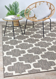 Long Island Trellis Beige Grey Rug