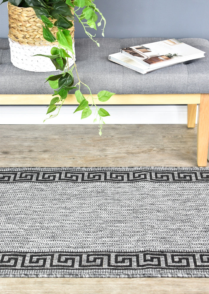 Long Island versace Grey Runner Rug