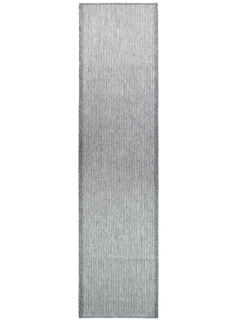 Long Island Plain Light Grey Runner Rug