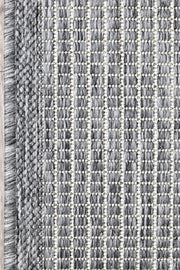 Long Island Plain Light Grey Runner Rug
