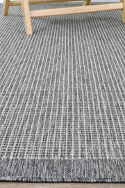 Long Island Plain Light Grey Runner Rug